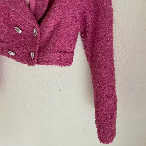NWT Nana Jacqueline Pink Cropped Blazer - Picture 5 of 9